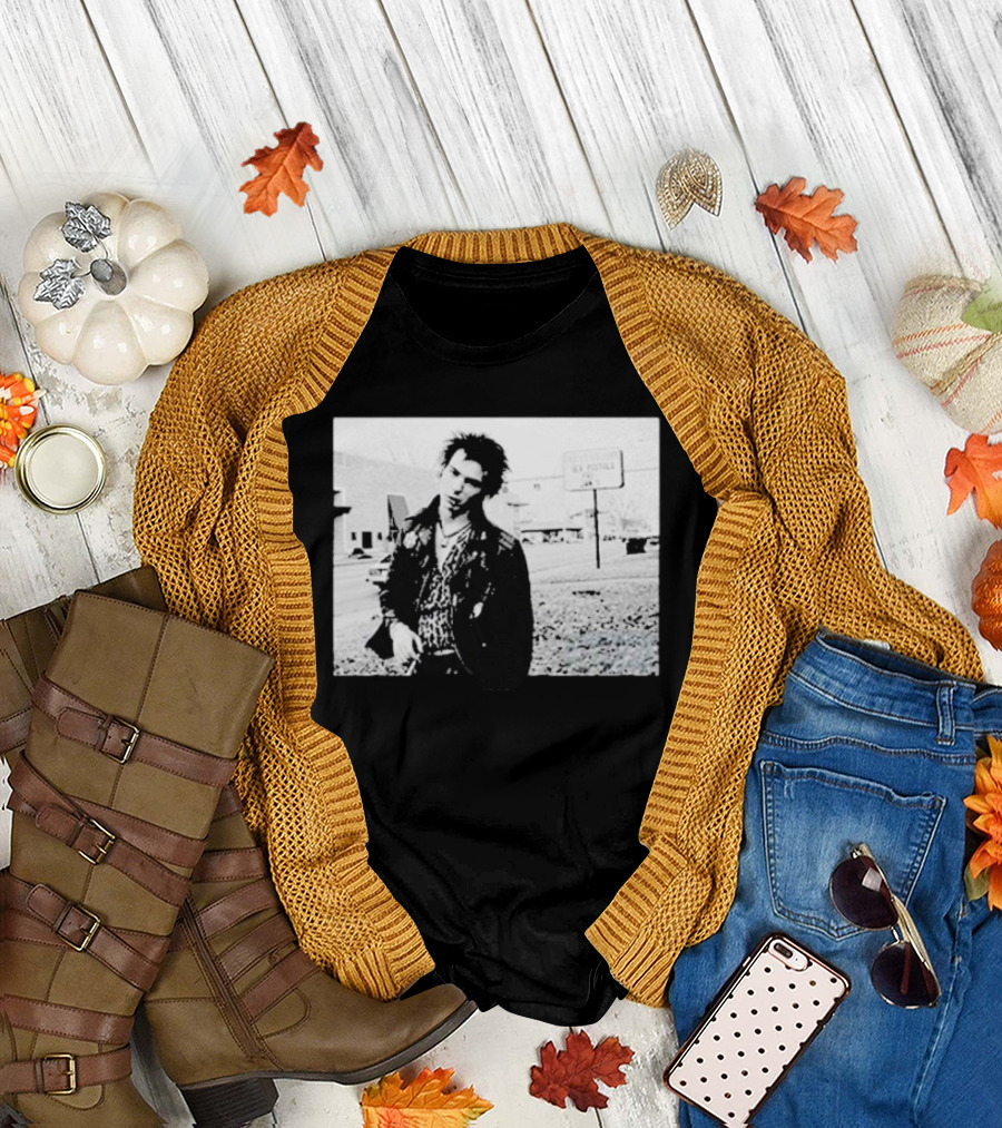 Sex Pistols Babylon Sid Vicious Street Scene Retro Punk Style T-Shirt
