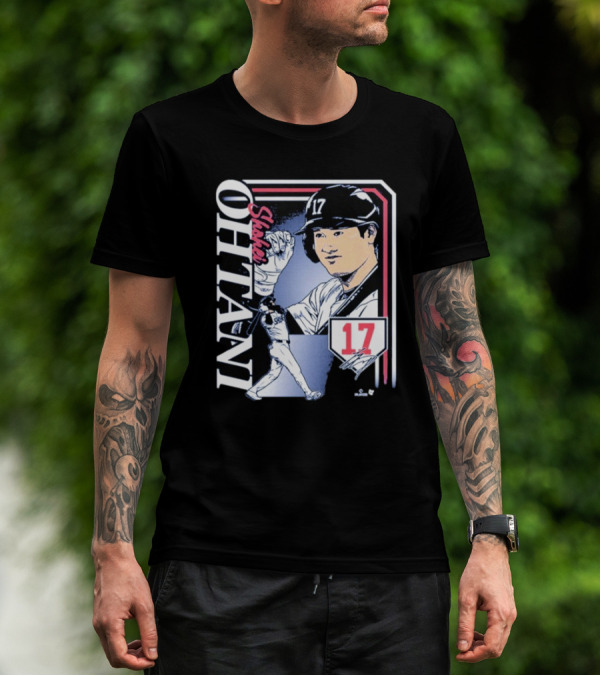 Shohei Ohtani #17 Signature Collage Los Angeles Dodgers T-Shirt