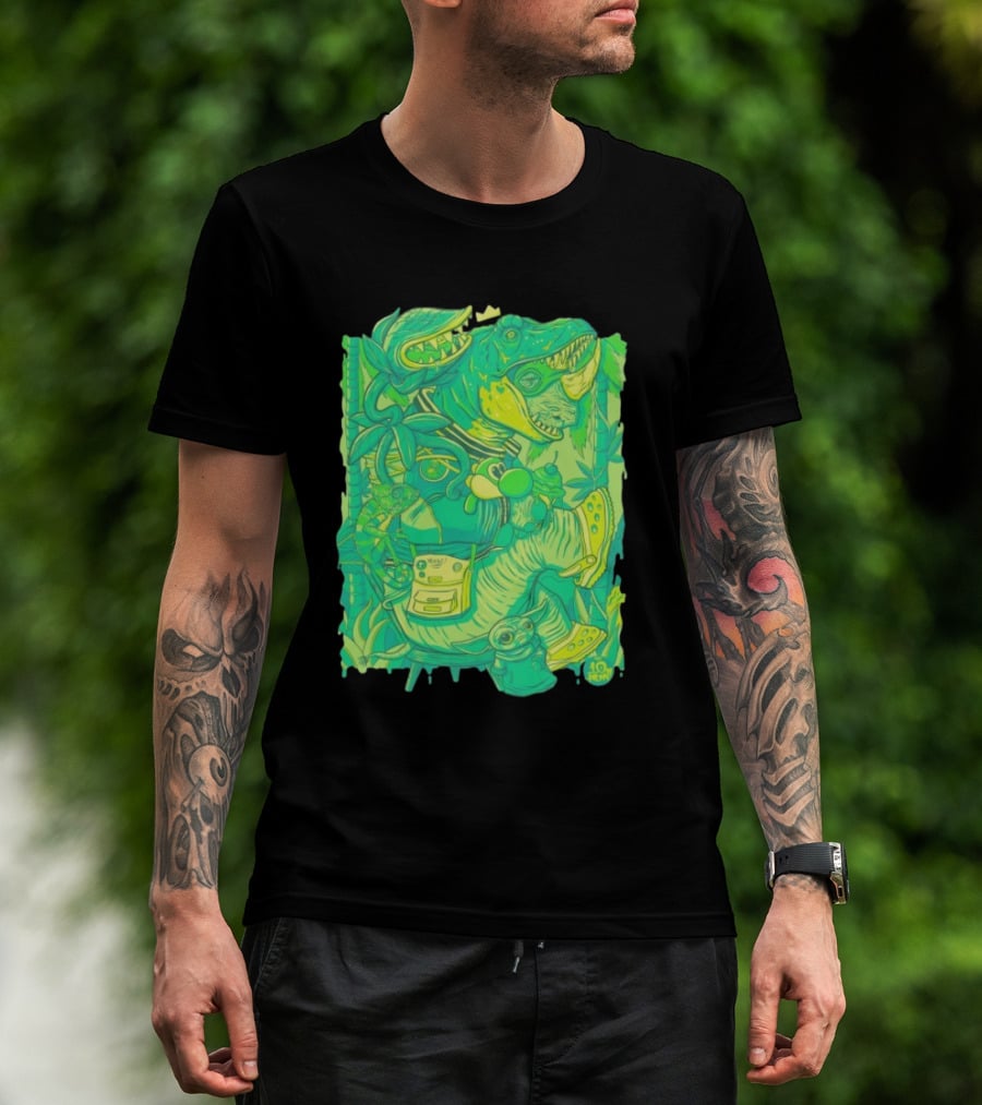 Ten Hundred Green Rhino 10 Hun Adventure T-Shirt