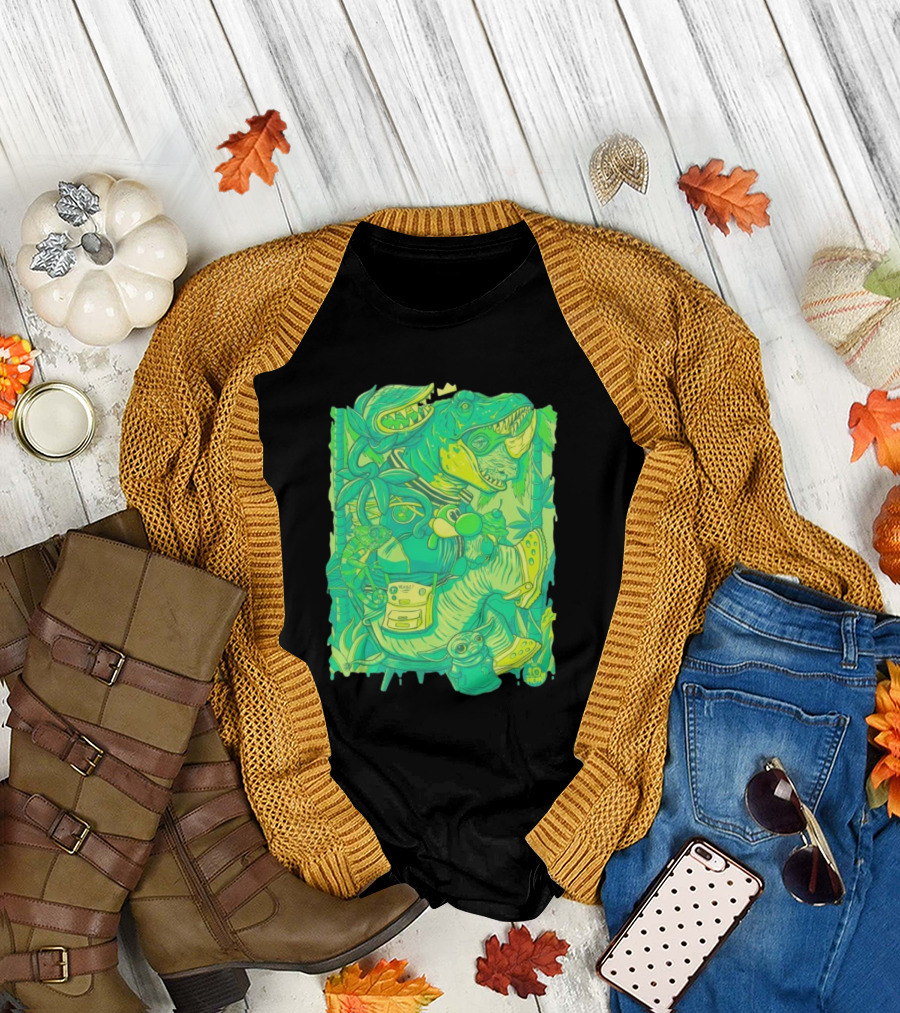 Ten Hundred Green Rhino 10 Hun Adventure T-Shirt