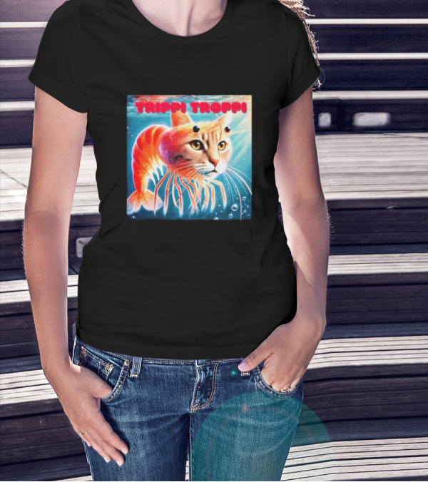 Trippi Troppi Cat Shrimp Hybrid T-Shirt
