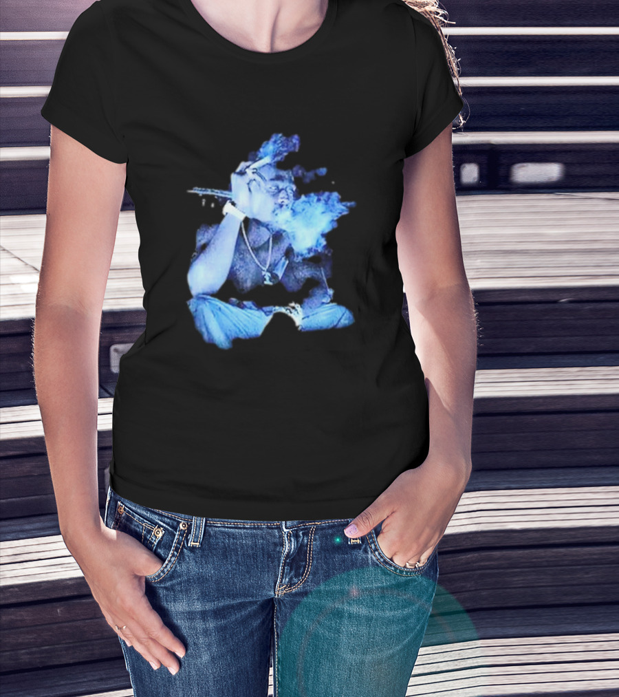 Tupac Shakur 2Pac Remember Me Smoke Album Cover Imagery T-Shirt