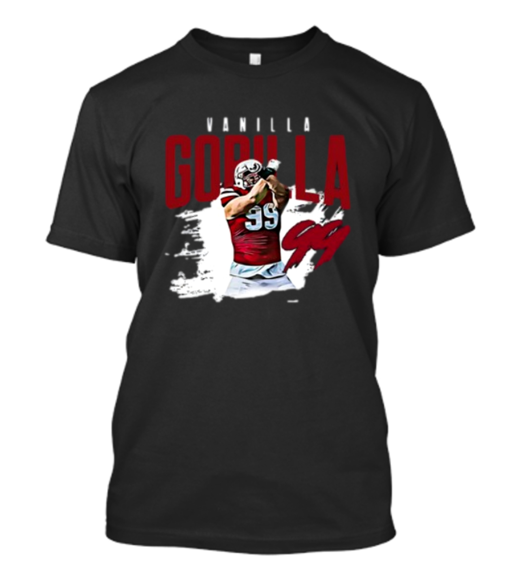 Vanilla Gorilla 99 Football Player T-Shirt