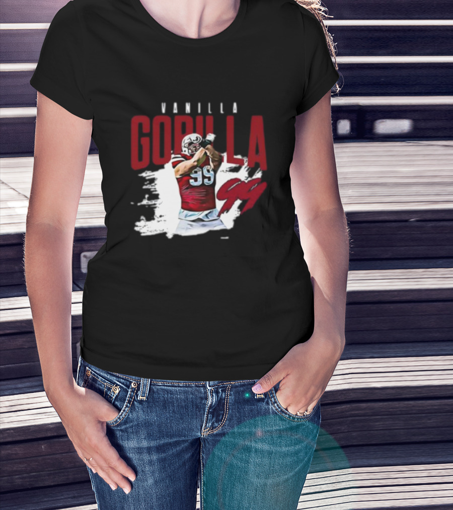 Vanilla Gorilla 99 Football Player T-Shirt