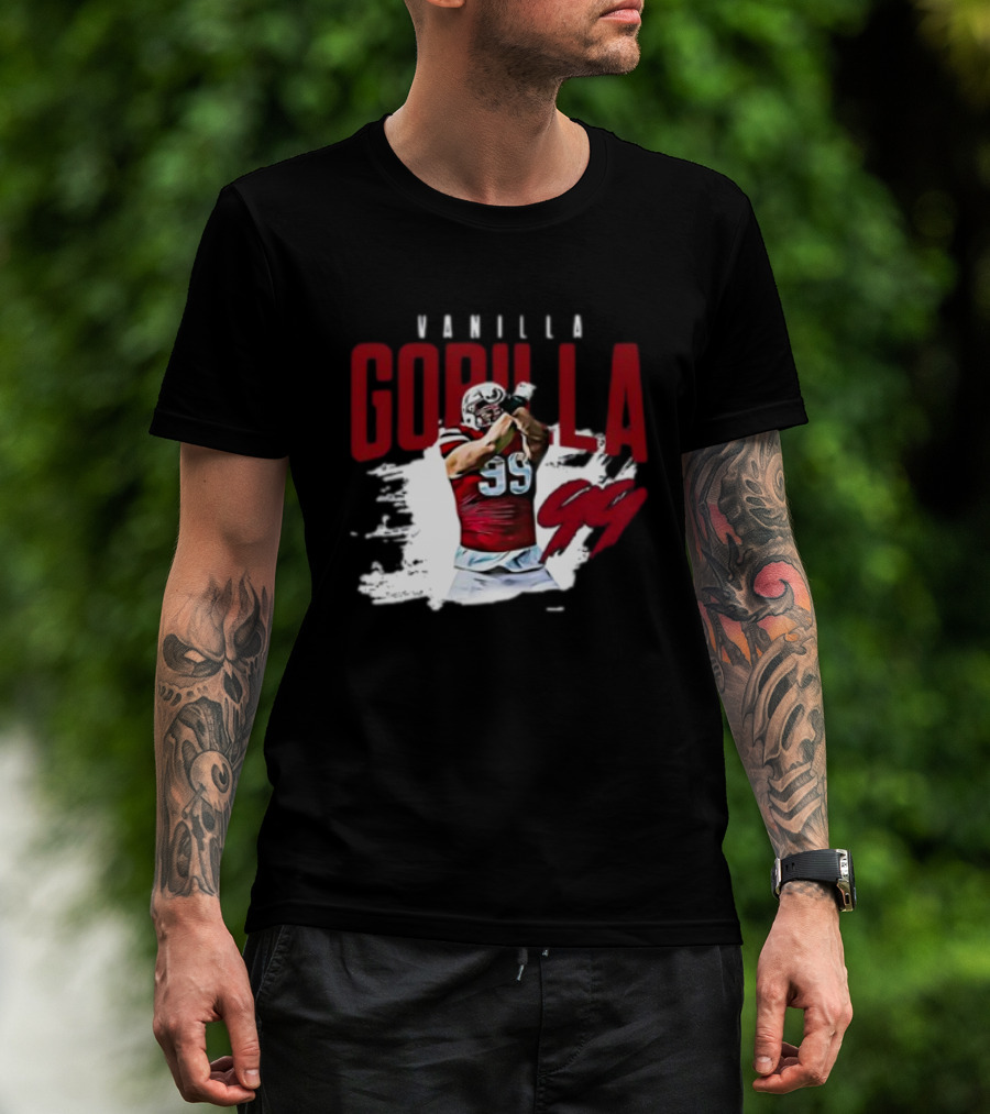 Vanilla Gorilla 99 Football Player T-Shirt