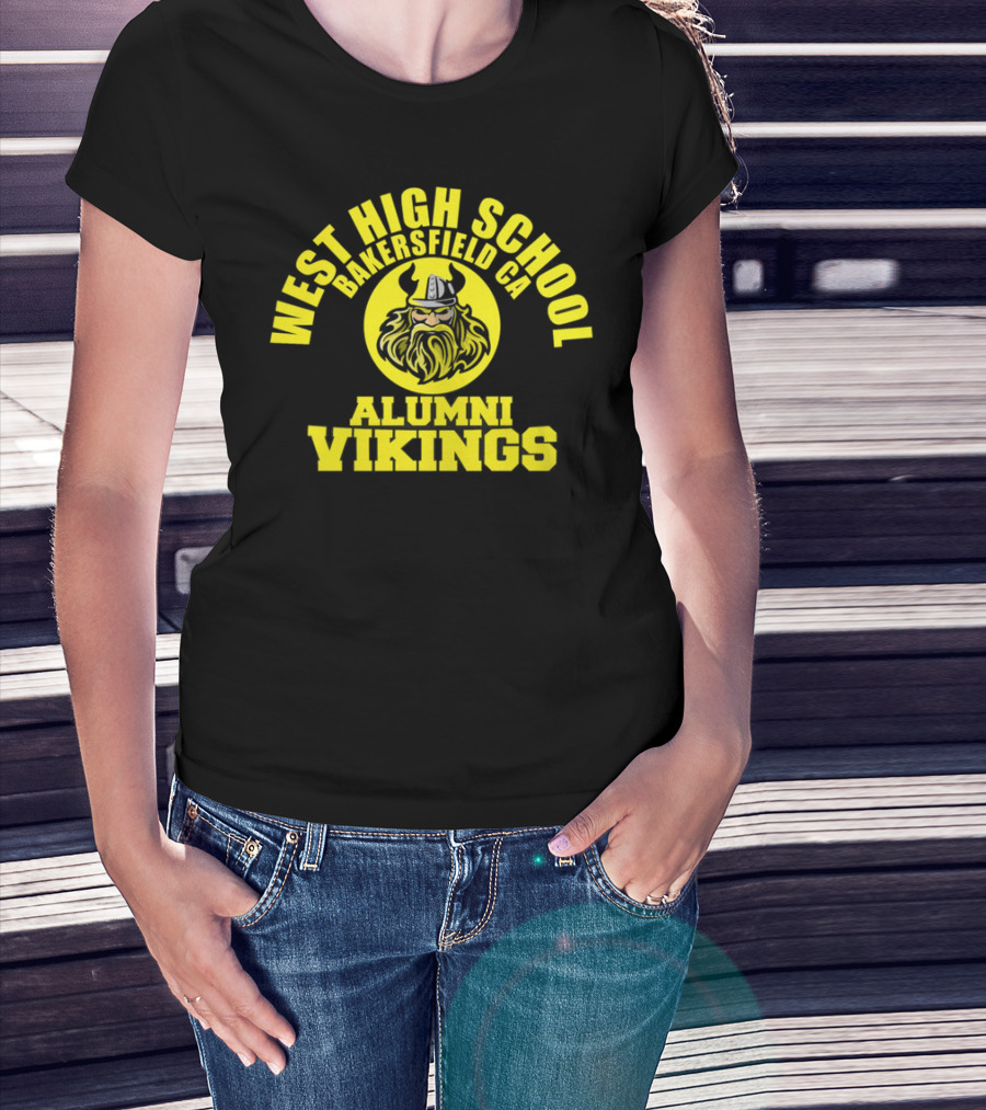 West High School Bakersfield CA Alumni Vikings T-Shirt