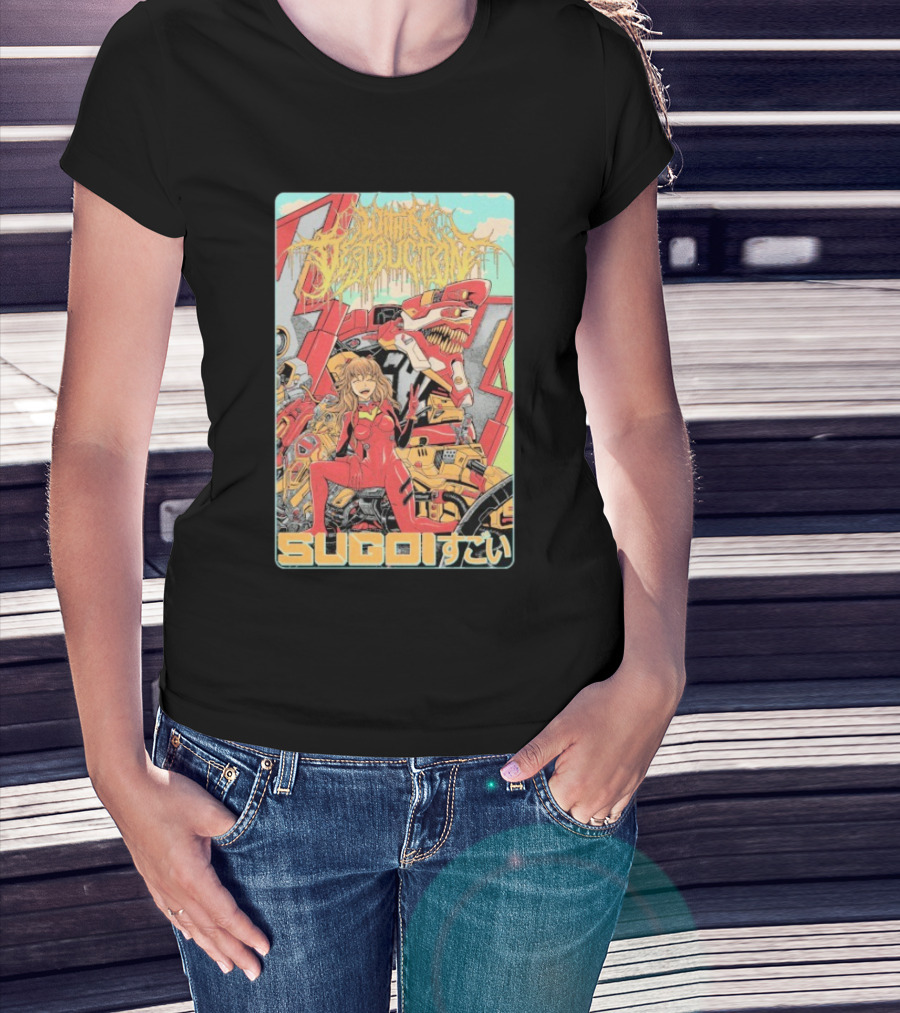Within Destruction Asuka Sugoi スゴイ Anime Robot Adventure T-Shirt