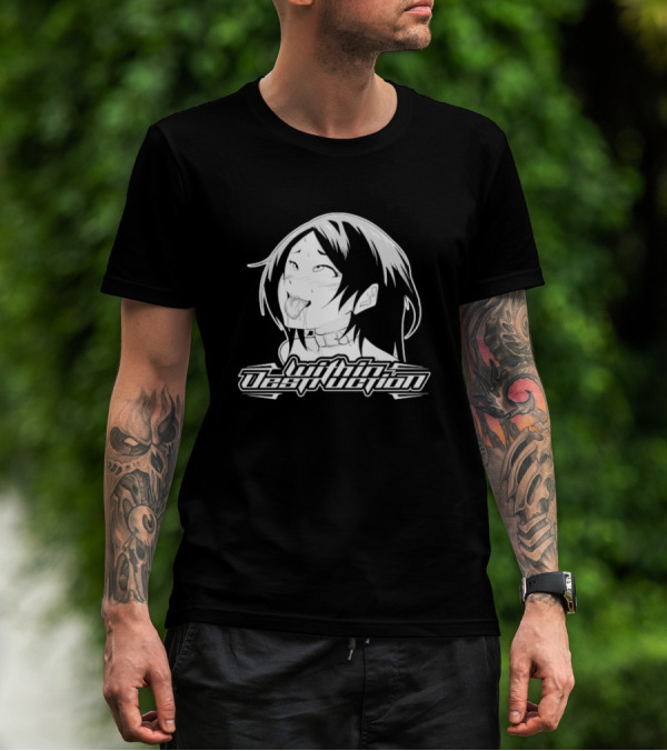Within Destruction Dabihotion Slampai Anime Girl Graphic T-Shirt