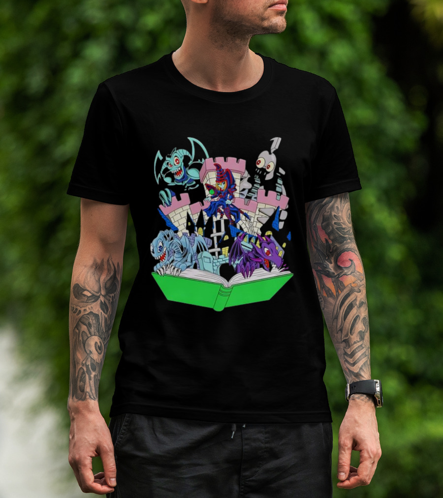 World Of Toons Castle And Creatures From Book T-Shirt