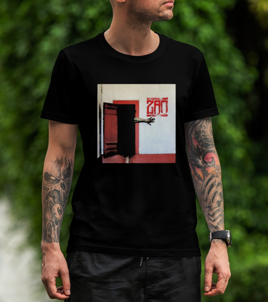 Zao The Crimson Corridor Arm Reaching Through Doorway T-Shirt