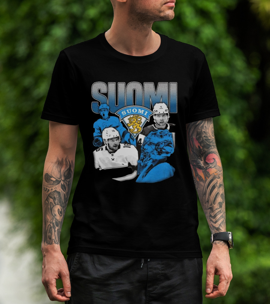 Suomi 4 Nations Team Finland Ice Hockey Players T-Shirt