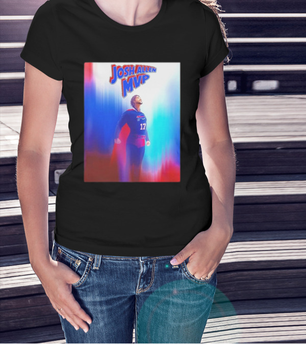 Josh Allen MVP Superman Buffalo Bills 17 T-Shirt