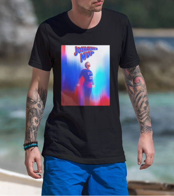 Josh Allen MVP Superman Buffalo Bills 17 T-Shirt