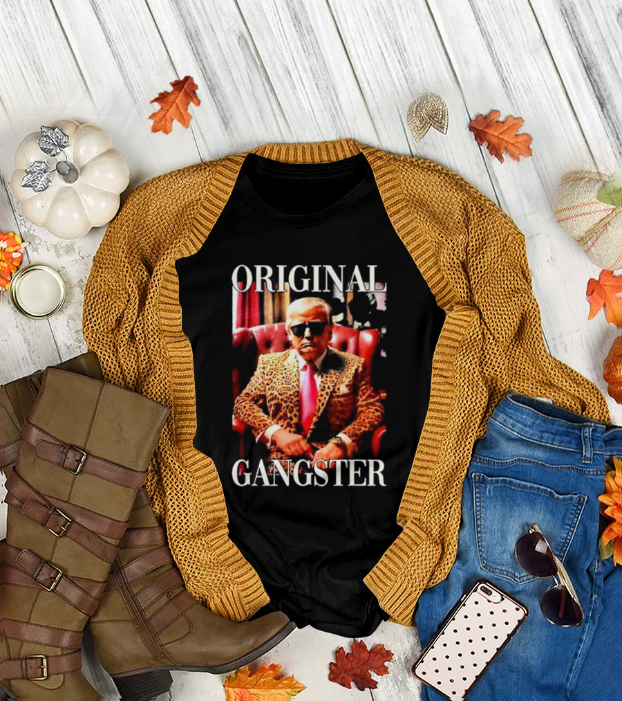 Tammie McDonald Original Gangster Leopard Suit and Sunglasses T-Shirt