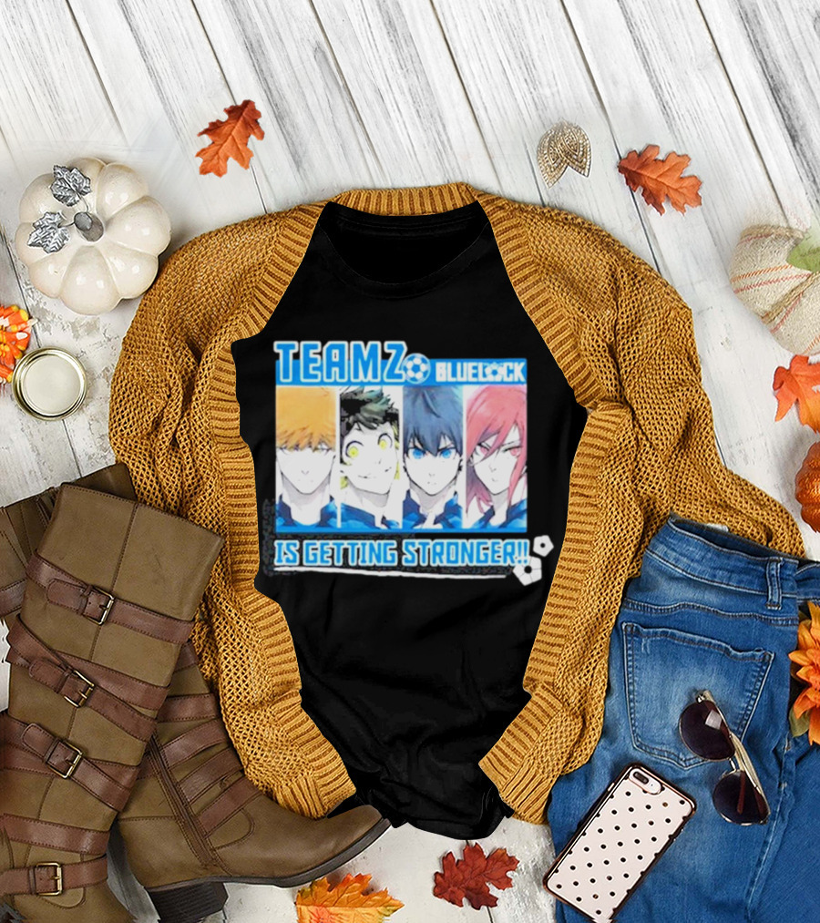 Team Z Bluelock is Getting Stronger Anime Characters T-Shirt