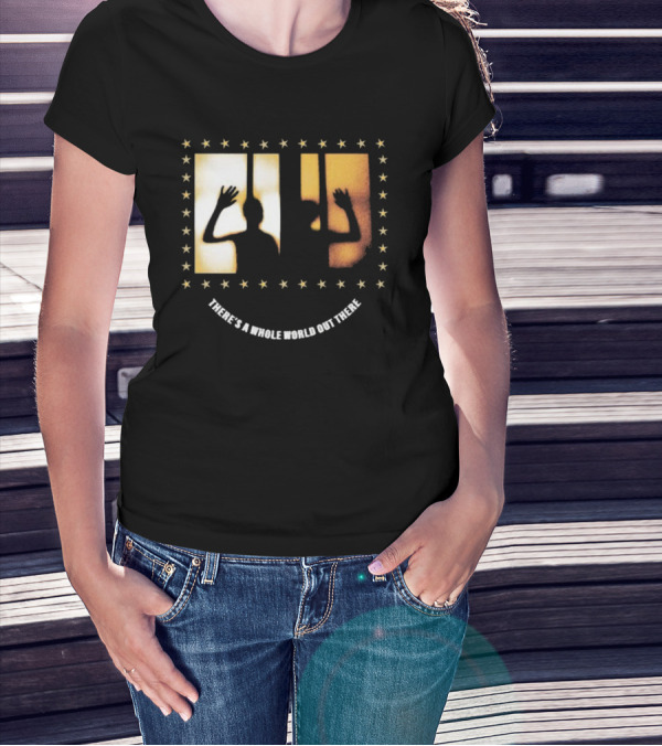 There's A Whole World Out There Pure Noise Arm's Length Stars And Silhouettes T-Shirt