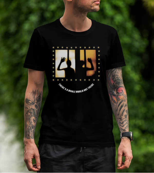 There's A Whole World Out There Pure Noise Arm's Length Stars And Silhouettes T-Shirt