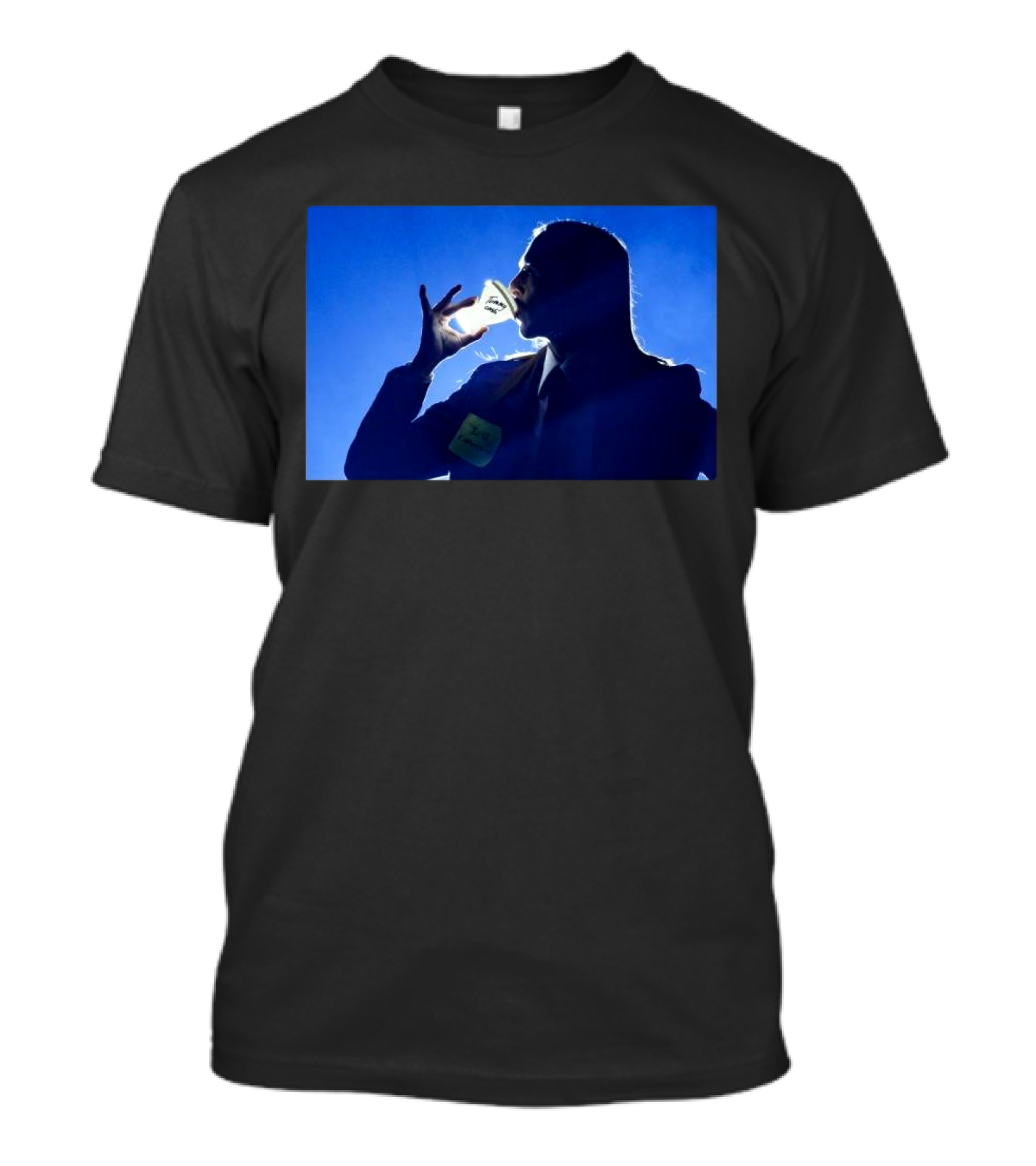 Tommy Cash Silhouette Drinking Light Bulb On Stage T-Shirt