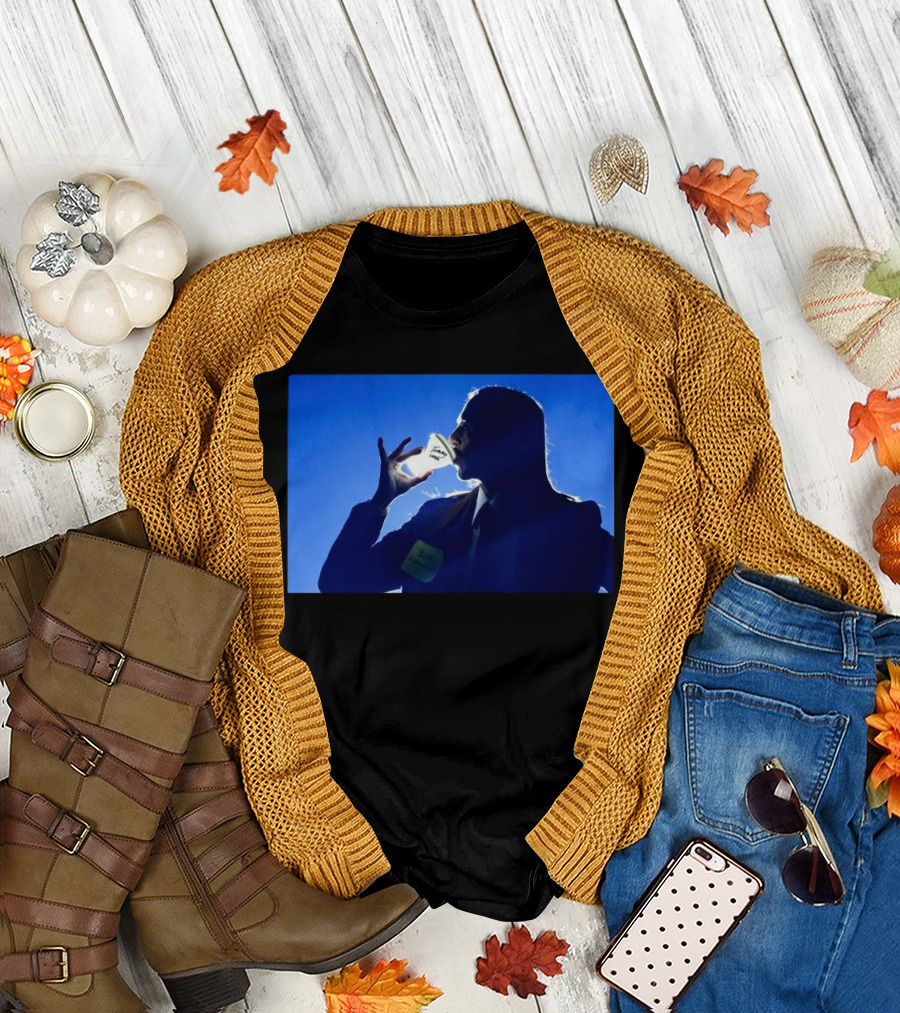 Tommy Cash Silhouette Drinking Light Bulb On Stage T-Shirt