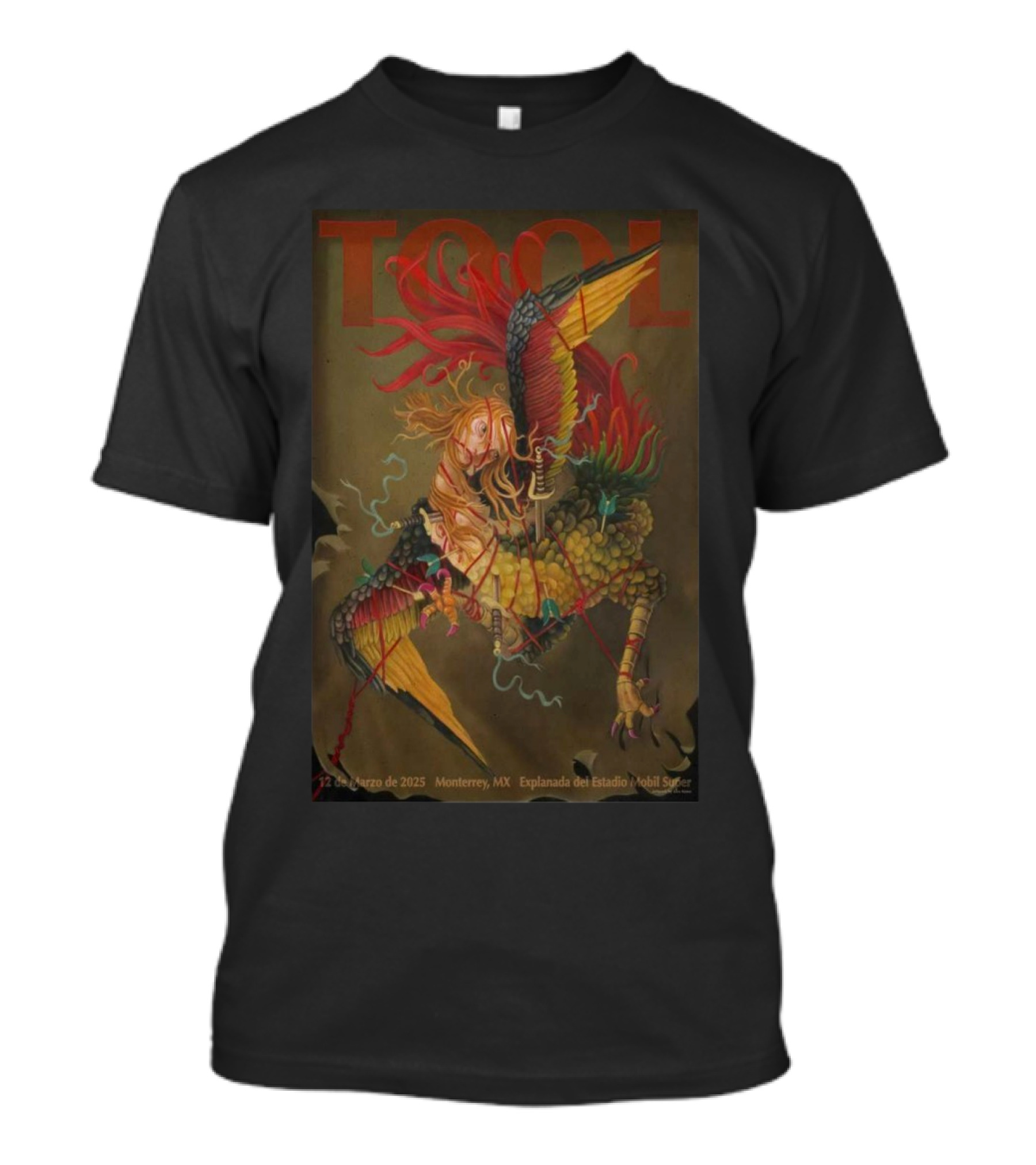 Tool 12 De Marzo 2025 Monterrey MX Explanada Del Estadio Mobil Super T-Shirt
