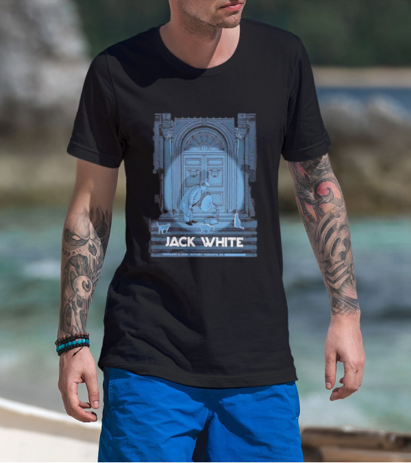 Jack White February 6 2025 No Name Tour History Toronto ON Cats And Phonograph T-Shirt