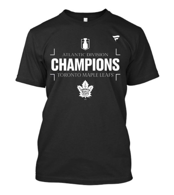Toronto Maple Leafs Atlantic Division Champions NHL 2025 Celebration Fanatics T-Shirt