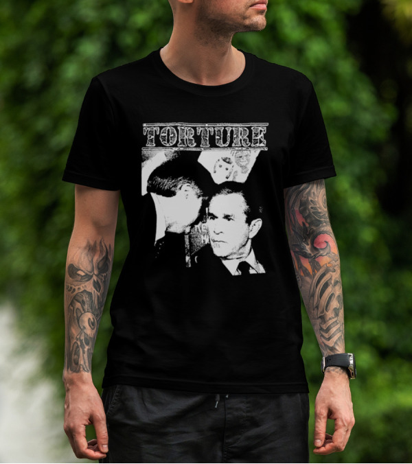 Torture The Daze Tour 2025 Iconic Imagery Bold Text T-Shirt