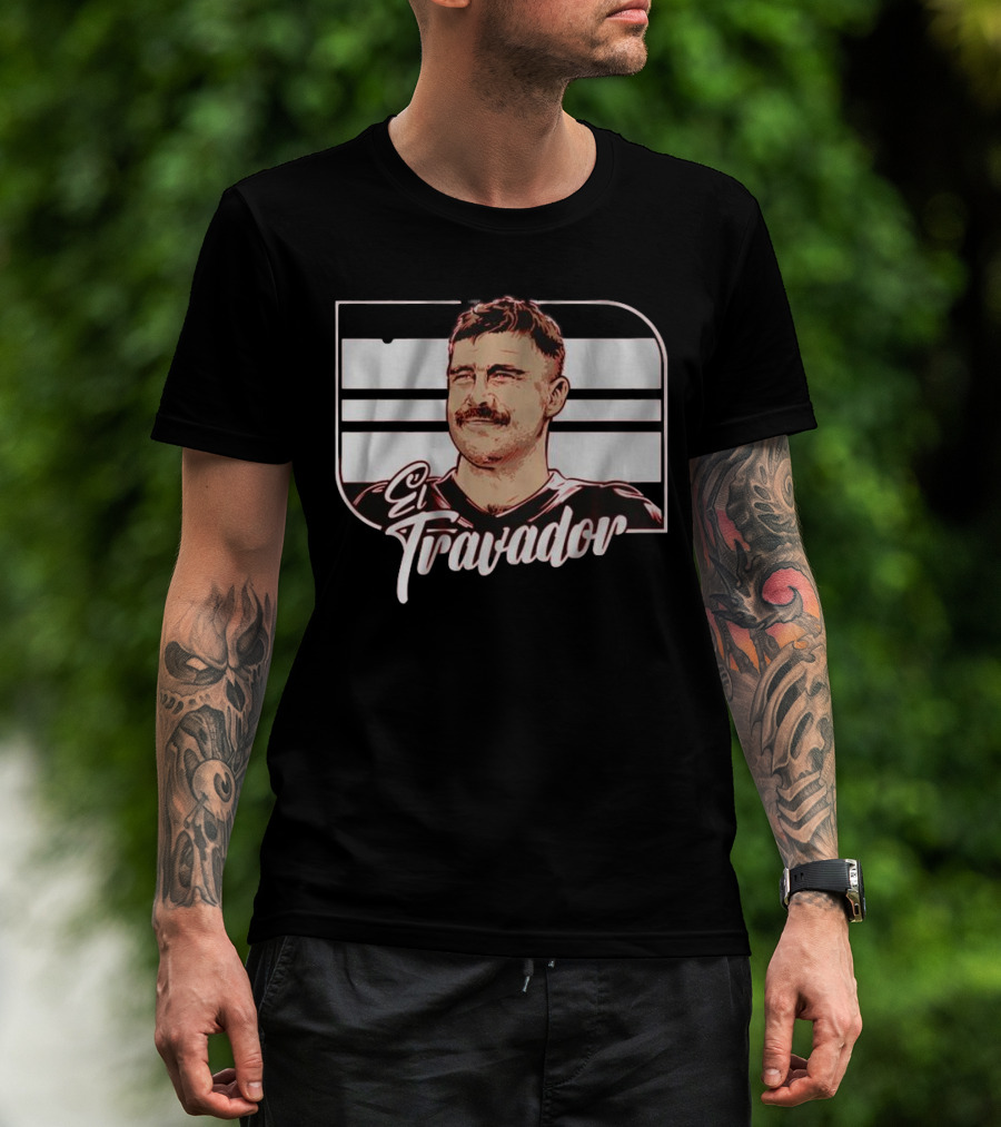 Travis Kelce El Travador Football Star Graphic T-Shirt