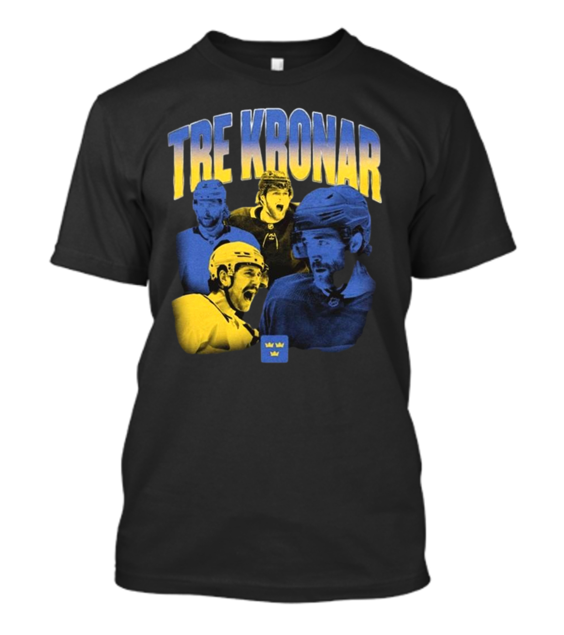 Tre Kronar 4 Nations Swedish Hockey Team Players T-Shirt