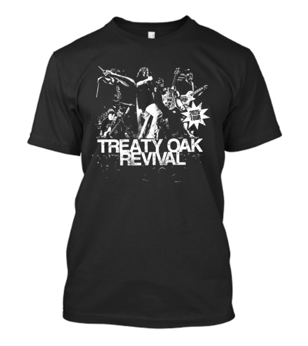 Treaty Oak Revival 2025 Tour Band Performance T-Shirt