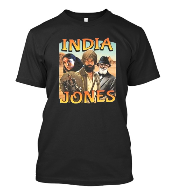 India Jones Bollywood Style Adventure Detailing T-Shirt
