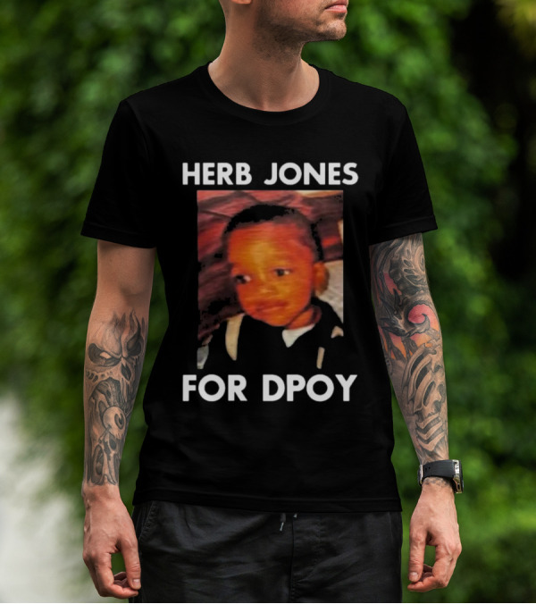 Herb Jones For DPOY Retro Style Photo T-Shirt