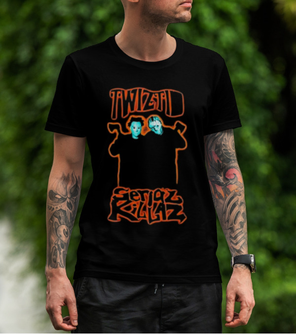 Twiztid Serial Killaz Graphic With Figures And Text T-Shirt