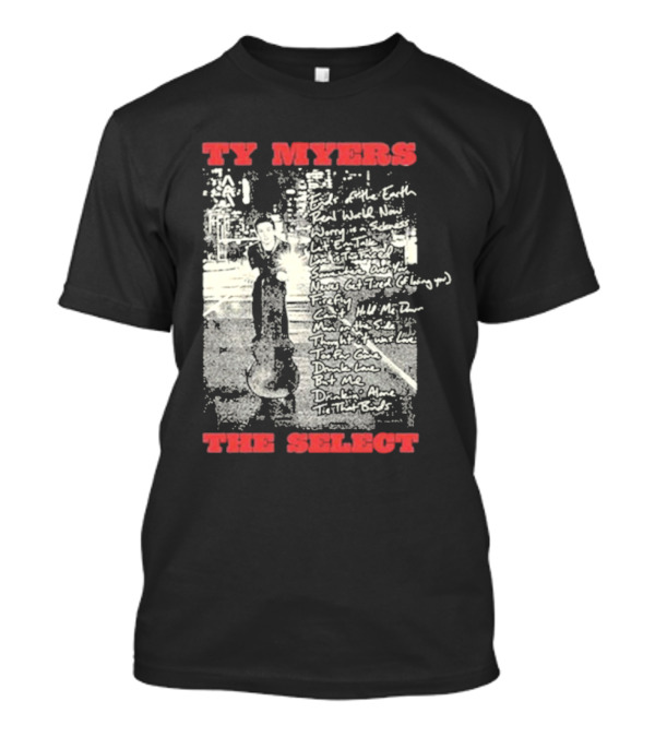 Ty Myers The Select Handwriting Collage T-Shirt