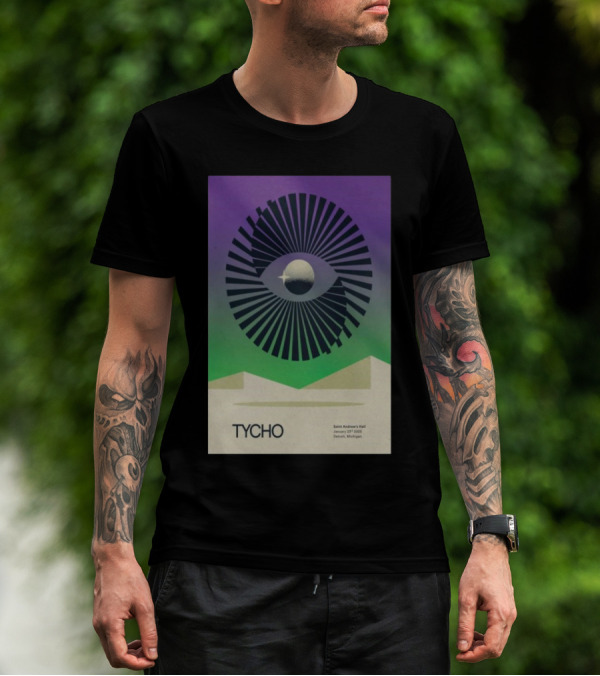 Tycho Saint Andrew's Hall January 23 2025 Detroit Michigan T-Shirt