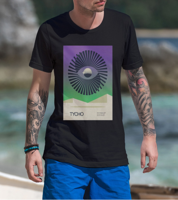 Tycho Saint Andrew's Hall January 23 2025 Detroit Michigan T-Shirt