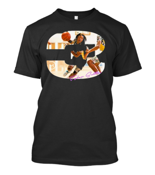 Tyler Sutton Basketball Player Number 3 Signature T-Shirt