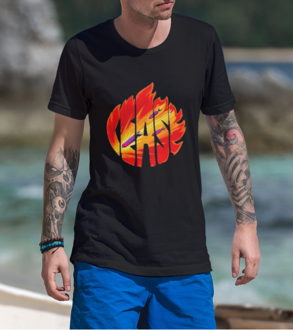 Cease Fire Flame Letters With Missiles T-Shirt