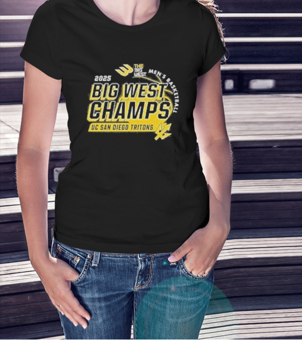 Uc San Diego Tritons The Big West Conference Men’s Basketball Tournament Champions T-Shirt