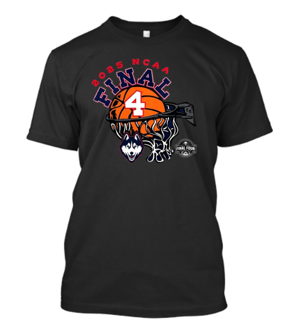 UConn Huskies 2025 NCAA Final Four March Madness Basketball Tournament T-Shirt