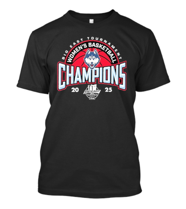 UConn Women’s Basketball Big East Tournament Champions 2025 T-Shirt