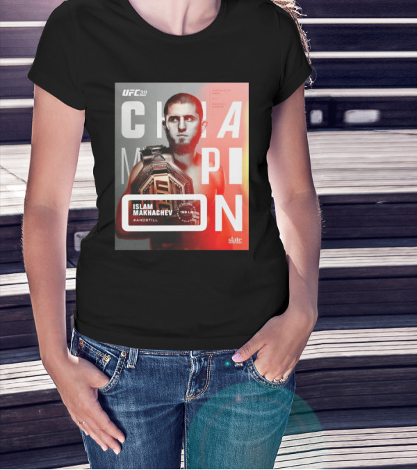 UFC 311 Islam Makhachev And Still Lightweight Champion 155 LB Fighting Out Of Russia Undisputed Champion T-Shirt