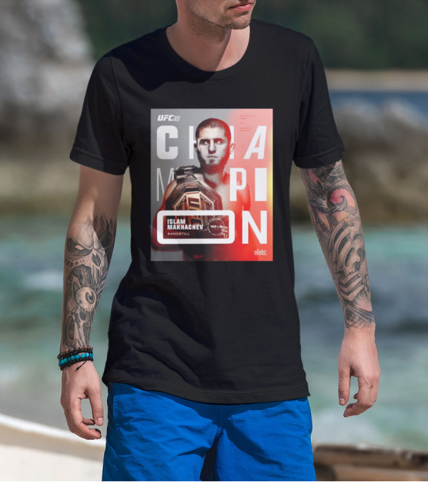 UFC 311 Islam Makhachev And Still Lightweight Champion 155 LB Fighting Out Of Russia Undisputed Champion T-Shirt