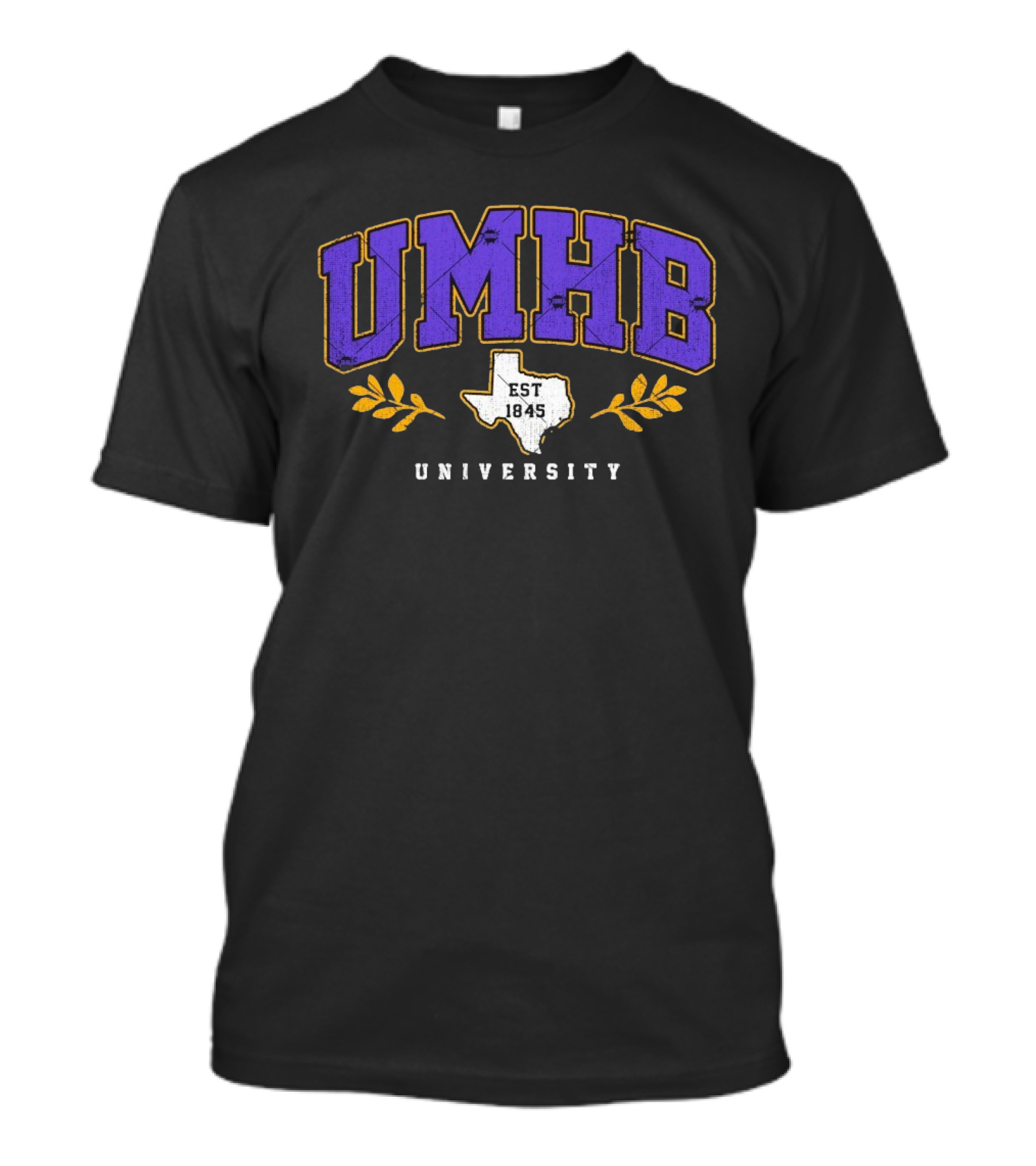 UMHB University Vintage Retro Texas Est 1845 T-Shirt