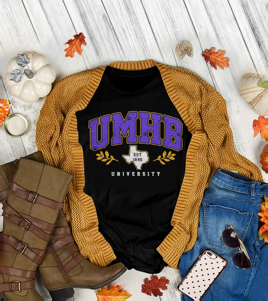UMHB University Vintage Retro Texas Est 1845 T-Shirt