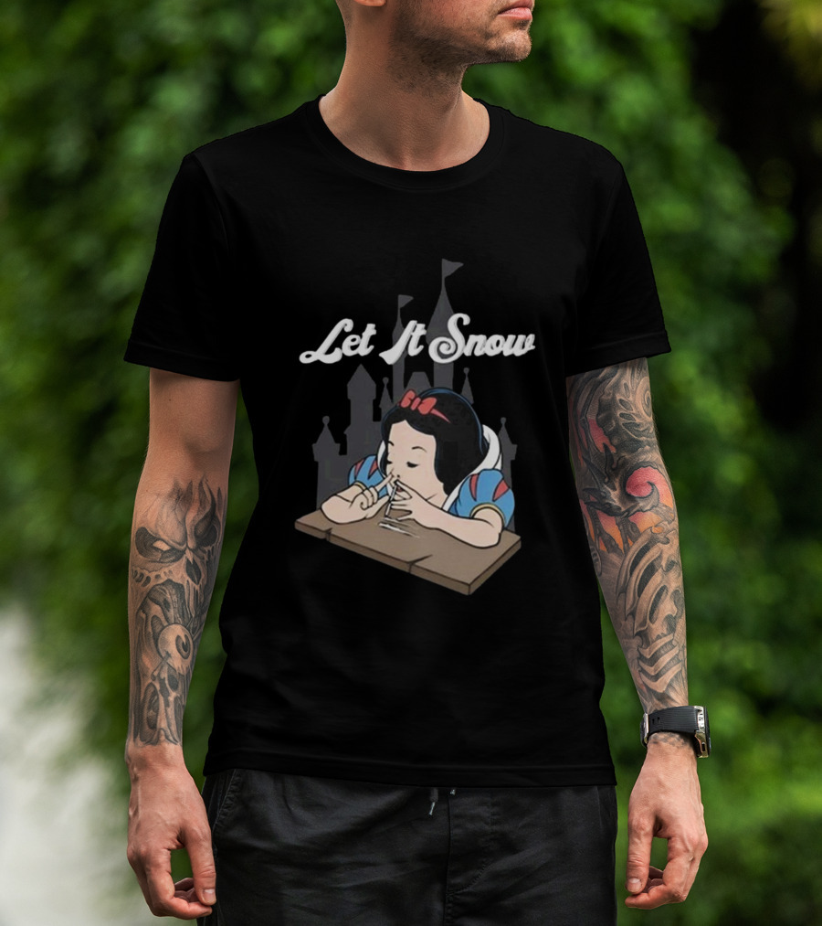 Unethical Threads Let It Snow Castle Scene T-Shirt
