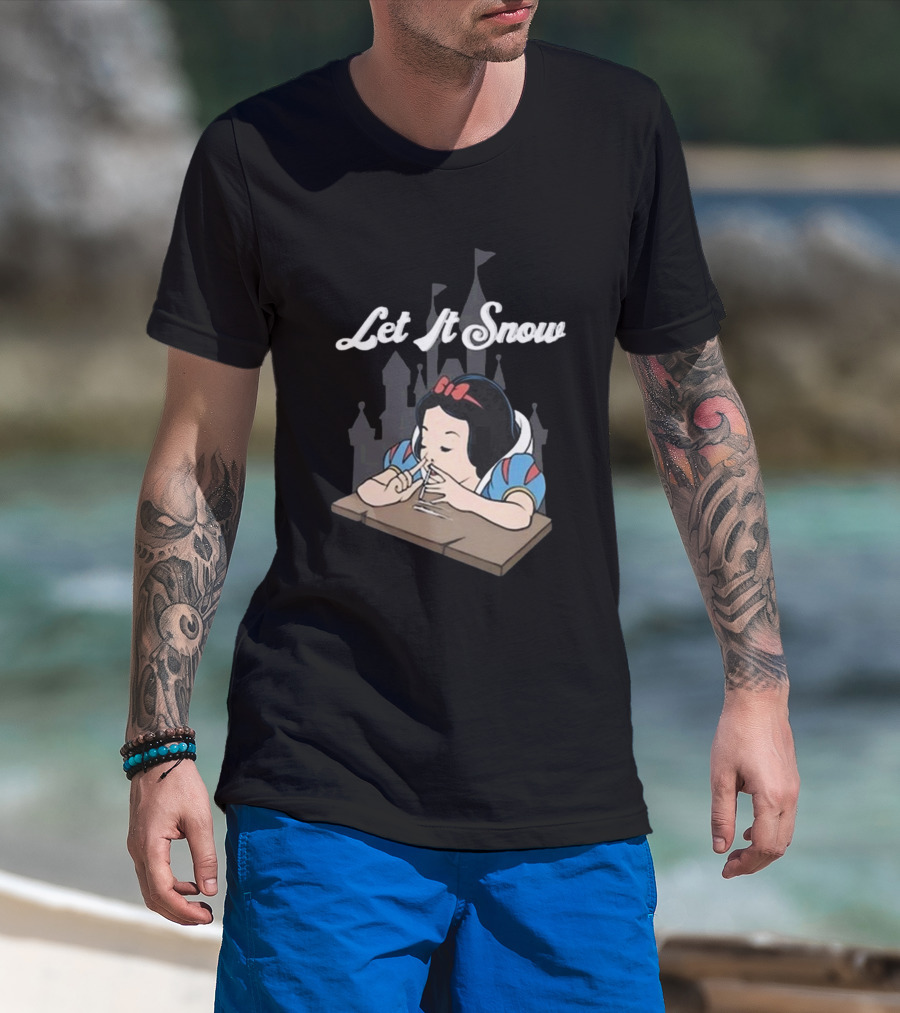Unethical Threads Let It Snow Castle Scene T-Shirt