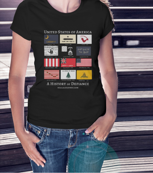 United States Of America Liberty Come And Take It Historical Flags A History Of Defiance T-Shirt