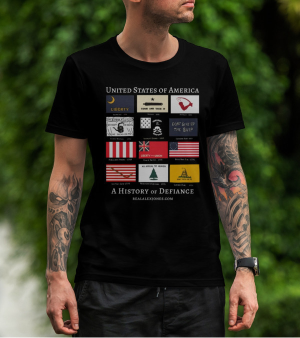 United States Of America Liberty Come And Take It Historical Flags A History Of Defiance T-Shirt