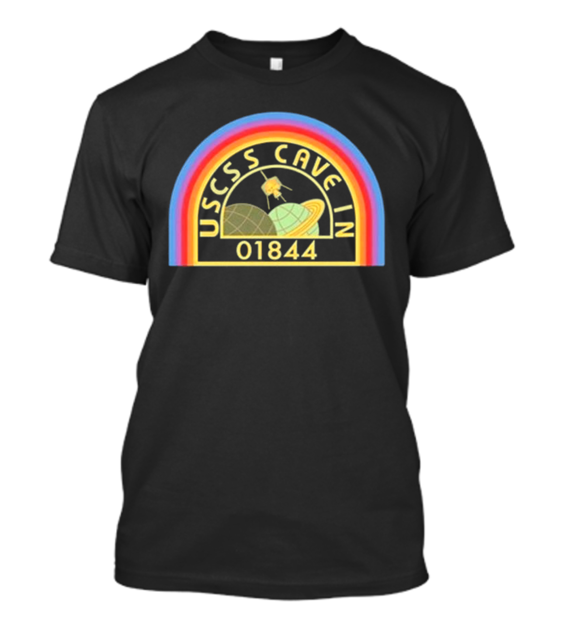 USCSS Cave In 01844 Space Emblem Multi-Color Arc T-Shirt